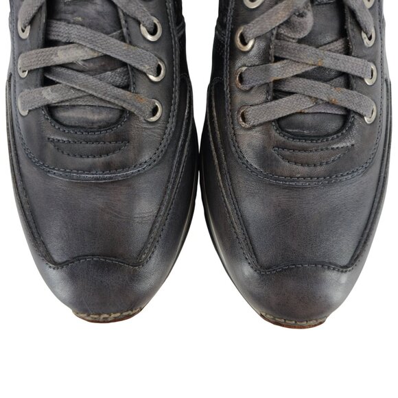 Magnanni Spain Patina Gray Leather Fashion Sneakers Mens 9M Casual Dress Shoes - Picture 13 of 13